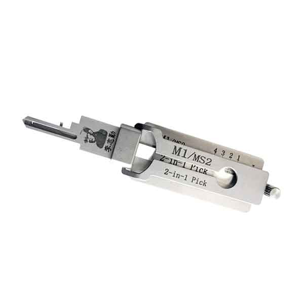 ORIGINAL LISHI - M1 / MS2 Master Padlocks Keyway Tool - 2-in-1 Pick - UHS Hardware ORIGINAL LISHI - M1 / MS2 Master Padlocks Keyway Tool - 2-in-1 Pick - UHS Hardware