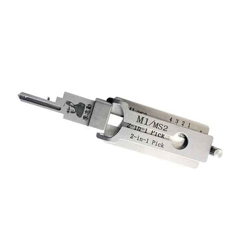 ORIGINAL LISHI - M1 / MS2 Master Padlocks Keyway Tool - 2-in-1 Pick - UHS Hardware ORIGINAL LISHI - M1 / MS2 Master Padlocks Keyway Tool - 2-in-1 Pick - UHS Hardware