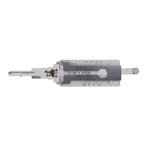 ORIGINAL LISHI Nissan / Infinity / NSN14 / 2-in-1 / 10-Cut / Pick & Decoder / DOOR & TRUNK AG - UHS Hardware ORIGINAL LISHI Nissan / Infinity / NSN14 / 2-in-1 / 10-Cut / Pick & Decoder / DOOR & TRUNK AG - UHS Hardware