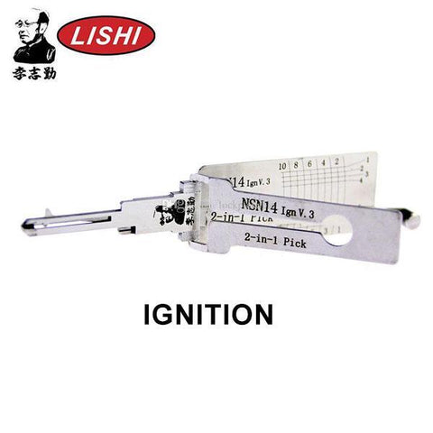 ORIGINAL LISHI Nissan / Infinity / NSN14 / 2-in-1 / 10-Cut / Pick & Decoder / IGNITION / AG - UHS Hardware ORIGINAL LISHI Nissan / Infinity / NSN14 / 2-in-1 / 10-Cut / Pick & Decoder / IGNITION / AG - UHS Hardware