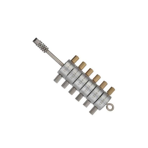 ORIGINAL LISHI Tibbe 6-Cut Ford / Jaguar / PFTPD Premium Pick Set - UHS Hardware