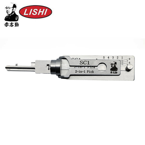 ORIGINAL LISHI - SC1 / 5-Pin / Schlage Keyway Tool / 2-in-1 Pick & Decoder / AG ORIGINAL LISHI - SC1 / 5-Pin / Schlage Keyway Tool / 2-in-1 Pick & Decoder / AG