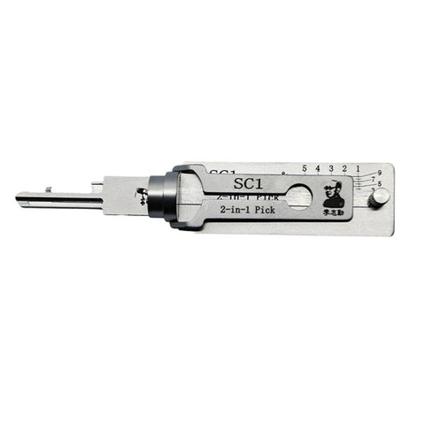 ORIGINAL LISHI - SC1 / 5-Pin / Schlage Keyway Tool / 2-in-1 Pick & Decoder / AG ORIGINAL LISHI - SC1 / 5-Pin / Schlage Keyway Tool / 2-in-1 Pick & Decoder / AG