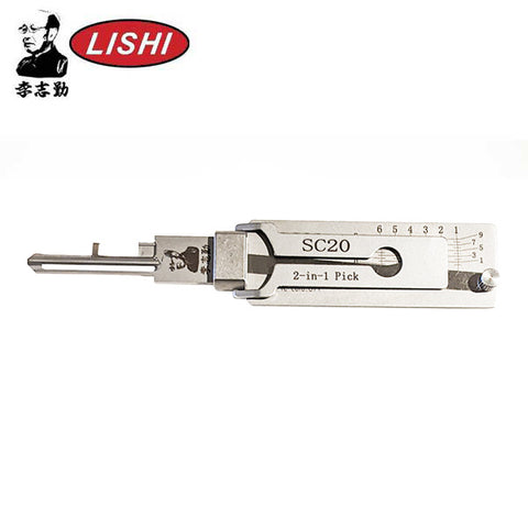 Original Lishi - SC20 / A1145L / Schlage L Keyway / Residential Commercial 2-in-1 Pick Original Lishi - SC20 / A1145L / Schlage L Keyway / Residential Commercial 2-in-1 Pick