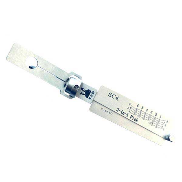 ORIGINAL LISHI - SC4 / 6-Pin / Schlage Keyway Tool / 2-in-1 Pick & Decoder / AG - UHS Hardware ORIGINAL LISHI - SC4 / 6-Pin / Schlage Keyway Tool / 2-in-1 Pick & Decoder / AG - UHS Hardware