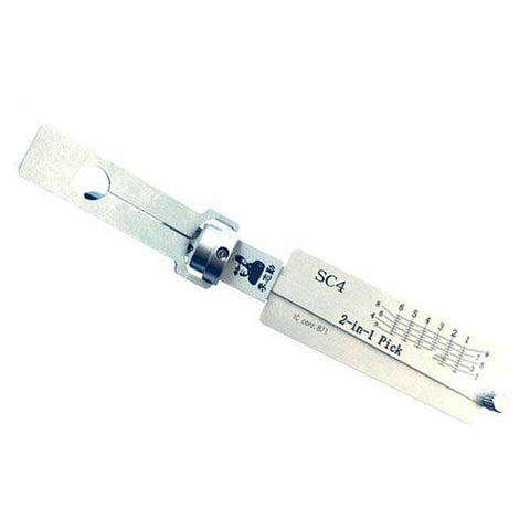 ORIGINAL LISHI - SC4 / 6-Pin / Schlage Keyway Tool / 2-in-1 Pick & Decoder / AG - UHS Hardware ORIGINAL LISHI - SC4 / 6-Pin / Schlage Keyway Tool / 2-in-1 Pick & Decoder / AG - UHS Hardware