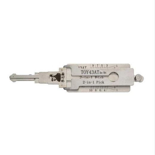 ORIGINAL LISHI TOY43AT Toyota / 10-Cut / 2-in-1 / Pick & Decoder / Door & Trunk - UHS Hardware ORIGINAL LISHI TOY43AT Toyota / 10-Cut / 2-in-1 / Pick & Decoder / Door & Trunk - UHS Hardware