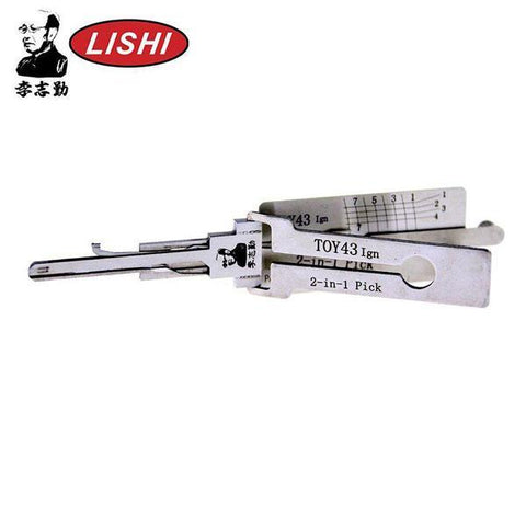 ORIGINAL LISHI TOY43 Toyota / 8-Cut / 2-in-1 / Pick & Decoder /  Ignition - UHS Hardware ORIGINAL LISHI TOY43 Toyota / 8-Cut / 2-in-1 / Pick & Decoder /  Ignition - UHS Hardware