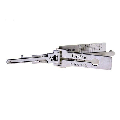 ORIGINAL LISHI TOY43 Toyota / 8-Cut / 2-in-1 / Pick & Decoder /  Ignition - UHS Hardware ORIGINAL LISHI TOY43 Toyota / 8-Cut / 2-in-1 / Pick & Decoder /  Ignition - UHS Hardware