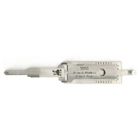 ORIGINAL LISHI - YH35 / YM64 (Reverse Of YH35R) Yamaha Motor Bikes / Magnetic Gate / 2-in-1 Pick & Decoder - Anti Glare - UHS Hardware ORIGINAL LISHI - YH35 / YM64 (Reverse Of YH35R) Yamaha Motor Bikes / Magnetic Gate / 2-in-1 Pick & Decoder - Anti Glare - UHS Hardware