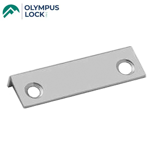 Olympus - 12-1 - Angle Strike - Corner Guard - Satin Chrome - UHS Hardware Olympus - 12-1 - Angle Strike - Corner Guard - Satin Chrome - UHS Hardware