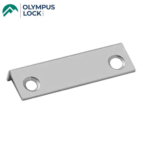 Olympus - 12-1 - Angle Strike - Corner Guard - Satin Chrome - UHS Hardware Olympus - 12-1 - Angle Strike - Corner Guard - Satin Chrome - UHS Hardware