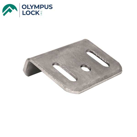 Olympus - 12-2 -1/4" Large Heavy Duty Angle Strike - 26D - Satin Chrome - UHS Hardware Olympus - 12-2 -1/4" Large Heavy Duty Angle Strike - 26D - Satin Chrome - UHS Hardware