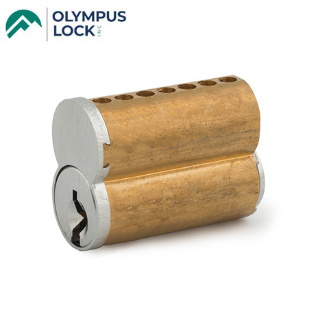 Olympus - 207 - Small Format Interchangeable Cores - Satin Chrome - Optional Keyway - Optional Keying - UHS Hardware Olympus - 207 - Small Format Interchangeable Cores - Satin Chrome - Optional Keyway - Optional Keying - UHS Hardware