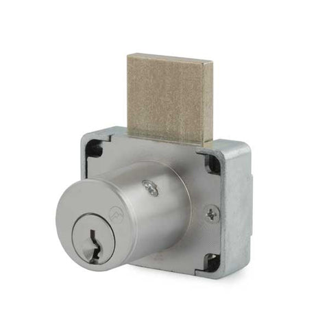 Olympus - 600DW - Cabinet Drawer Deadbolt Lock - CCL R1 - 26D - Satin Chrome - Grade 1 - UHS Hardware Olympus - 600DW - Cabinet Drawer Deadbolt Lock - CCL R1 - 26D - Satin Chrome - Grade 1 - UHS Hardware