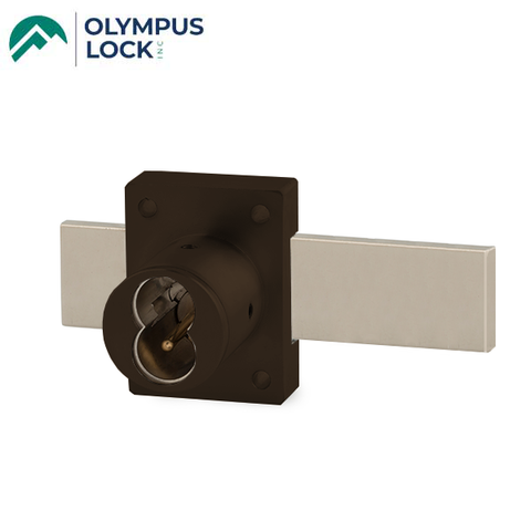 Olympus - 721DR - IC Core Deadbolt Cabinet Door Lock - BEST SFIC - 1-1/4" Cylinder Length - Long Bolt - Oil Rubbed Bronze - Grade 1 - UHS Hardware Olympus - 721DR - IC Core Deadbolt Cabinet Door Lock - BEST SFIC - 1-1/4" Cylinder Length - Long Bolt - Oil Rubbed Bronze - Grade 1 - UHS Hardware