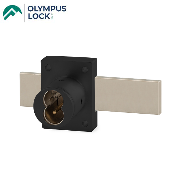 Olympus - 721DR - IC Core Deadbolt Cabinet Door Lock - BEST SFIC - 1-1/4" Cylinder Length - Long Bolt - Flat Black - Grade 1 - UHS Hardware Olympus - 721DR - IC Core Deadbolt Cabinet Door Lock - BEST SFIC - 1-1/4" Cylinder Length - Long Bolt - Flat Black - Grade 1 - UHS Hardware