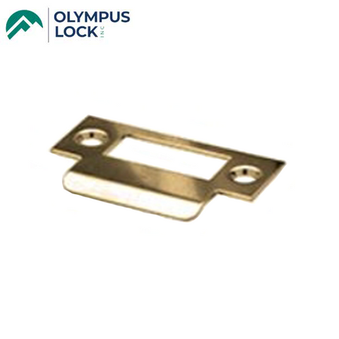 Olympus - 725-SP - Slotted Lip Strike - Polished Brass - UHS Hardware Olympus - 725-SP - Slotted Lip Strike - Polished Brass - UHS Hardware