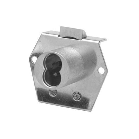 Olympus - 725RL - IC Core Rim Mount Latch Cabinet Drawer Lock - VH - BEST SFIC - 26D - Satin Chrome - Grade 1 - UHS Hardware Olympus - 725RL - IC Core Rim Mount Latch Cabinet Drawer Lock - VH - BEST SFIC - 26D - Satin Chrome - Grade 1 - UHS Hardware