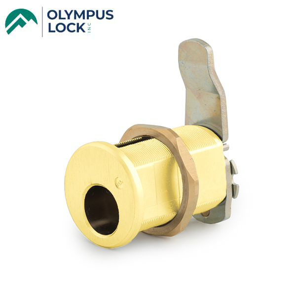 Olympus - 820LC - Less Cylinder Cam Lock - Schlage Compatible - Polished Brass - Grade 1 - UHS Hardware Olympus - 820LC - Less Cylinder Cam Lock - Schlage Compatible - Polished Brass - Grade 1 - UHS Hardware