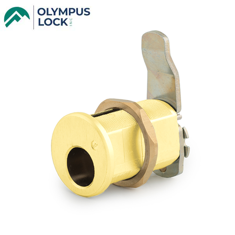 Olympus - 820LC - Less Cylinder Cam Lock - Schlage Compatible - Polished Brass - Grade 1 - UHS Hardware Olympus - 820LC - Less Cylinder Cam Lock - Schlage Compatible - Polished Brass - Grade 1 - UHS Hardware