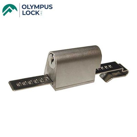 Olympus - 829R - Sliding Door / Showcase Ratchet Lock - Schlage C - 26D - Satin Chrome - KA 101 - UHS Hardware Olympus - 829R - Sliding Door / Showcase Ratchet Lock - Schlage C - 26D - Satin Chrome - KA 101 - UHS Hardware