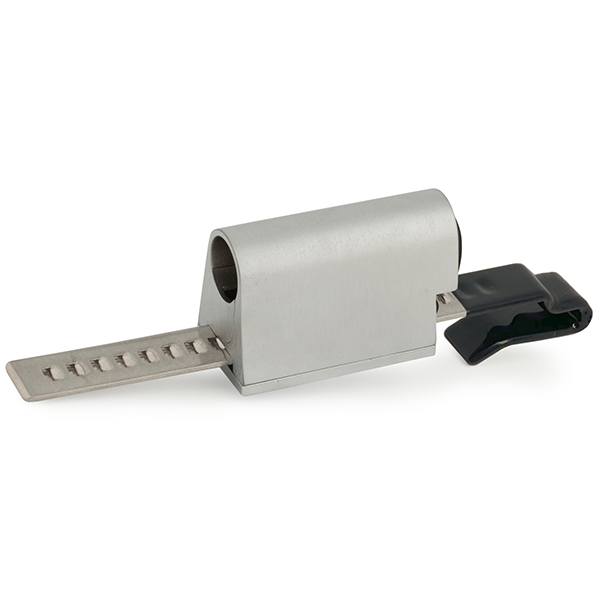 Olympus - 829LC - LC Series: Schlage C Keyway Showcase/Ratchet Lock - Sliding Door Lock - Satin Chrome - UHS Hardware Olympus - 829LC - LC Series: Schlage C Keyway Showcase/Ratchet Lock - Sliding Door Lock - Satin Chrome - UHS Hardware