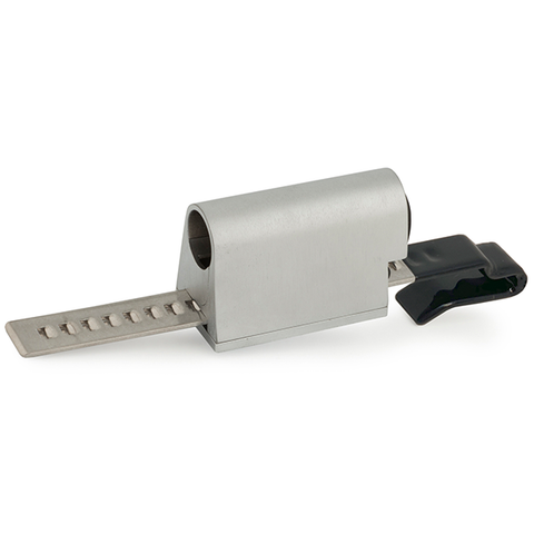 Olympus - 829LC - LC Series: Schlage C Keyway Showcase/Ratchet Lock - Sliding Door Lock - Satin Chrome - UHS Hardware Olympus - 829LC - LC Series: Schlage C Keyway Showcase/Ratchet Lock - Sliding Door Lock - Satin Chrome - UHS Hardware