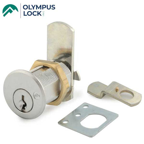 Olympus - DCN - Cam Lock - 1-7/16"- N Series National - 26D - Satin Chrome - KA 101 - Grade 1 - UHS Hardware Olympus - DCN - Cam Lock - 1-7/16"- N Series National - 26D - Satin Chrome - KA 101 - Grade 1 - UHS Hardware