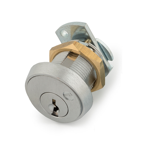 Olympus - FC10 - N Series File Cabinet Lock - 3/4" Barrel Diameter - Satin Chrome - Optional Keying - Grade 1 - UHS Hardware Olympus - FC10 - N Series File Cabinet Lock - 3/4" Barrel Diameter - Satin Chrome - Optional Keying - Grade 1 - UHS Hardware