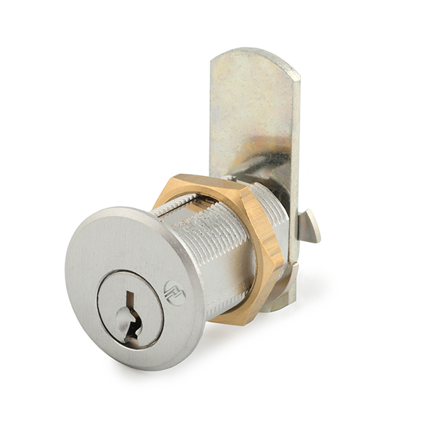 Olympus - DCN - 3/4” Barrel Diameter Cam Lock - Optional Cylinder Length - Satin Chrome - Optional Keying - Grade 1 - UHS Hardware