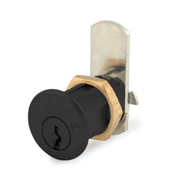 Olympus - DCN - 3/4” Barrel Diameter Cam Lock - Optional Cylinder Length - Flat Black - Optional Keying - Grade 1 - UHS Hardware