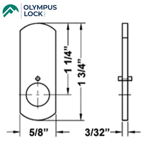 Olympus - DCNP-100-SC - Straight Cam - UHS Hardware Olympus - DCNP-100-SC - Straight Cam - UHS Hardware