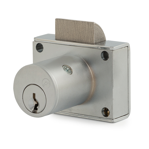 Olympus - L20 - Heavy Duty Drawer Latch Lock - Optional Cylinder Length - Satin Chrome - Optional Keying - UHS Hardware Olympus - L20 - Heavy Duty Drawer Latch Lock - Optional Cylinder Length - Satin Chrome - Optional Keying - UHS Hardware