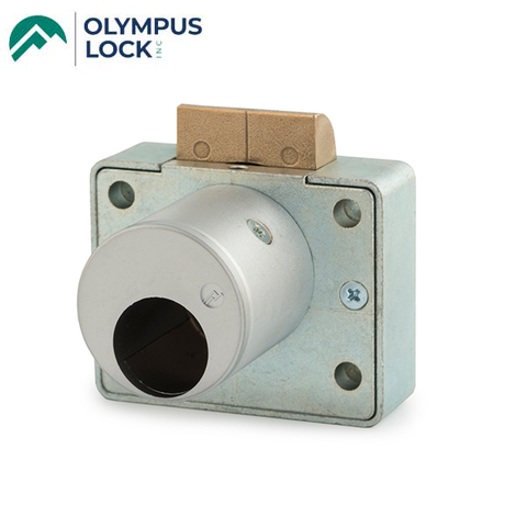 Olympus - L78LC - S Series Latch Lock - Less Cylinder - Optional Cylinder Length - Satin Chrome - Optional Handing - UHS Hardware Olympus - L78LC - S Series Latch Lock - Less Cylinder - Optional Cylinder Length - Satin Chrome - Optional Handing - UHS Hardware
