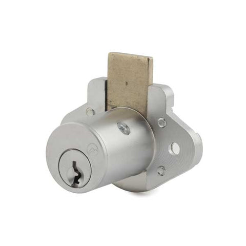 Olympus - N078 - Furniture Drawer Deadbolt Lock - N Series National - 26D - Satin Chrome - KA 101 - UHS Hardware Olympus - N078 - Furniture Drawer Deadbolt Lock - N Series National - 26D - Satin Chrome - KA 101 - UHS Hardware