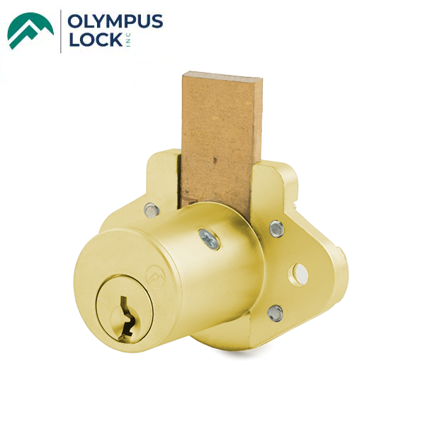 Polished Brass Keyed Cabinet Bolt Polished Brass Keyed Cabinet Bolt