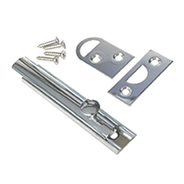 Olympus - SB-3 - Slide Bolt - 3" Length - Polished Chrome - UHS Hardware Olympus - SB-3 - Slide Bolt - 3" Length - Polished Chrome - UHS Hardware