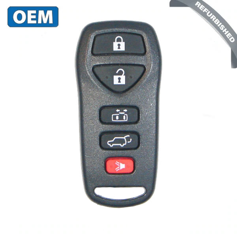 2004-2010 Nissan Quest / 5-Button Keyless Entry Remote / PN: 28268-5Z210 / KBRASTU51 (OEM Refurb) - UHS Hardware 2004-2010 Nissan Quest / 5-Button Keyless Entry Remote / PN: 28268-5Z210 / KBRASTU51 (OEM Refurb) - UHS Hardware