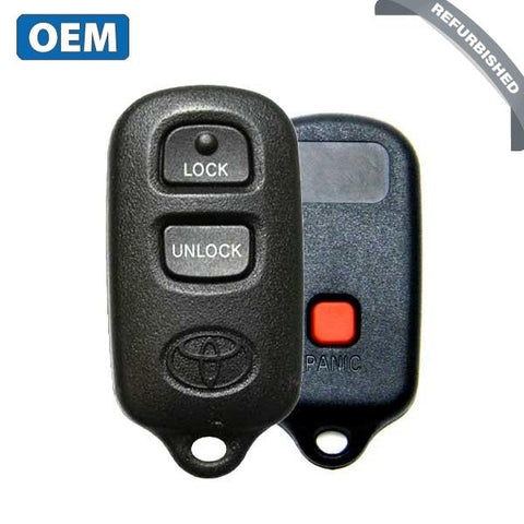 1999-2008 Toyota / 3-Button Keyless Entry Remote / PN: 89742-42120 / HYQ12BBX (OEM Refurb) - UHS Hardware 1999-2008 Toyota / 3-Button Keyless Entry Remote / PN: 89742-42120 / HYQ12BBX (OEM Refurb) - UHS Hardware