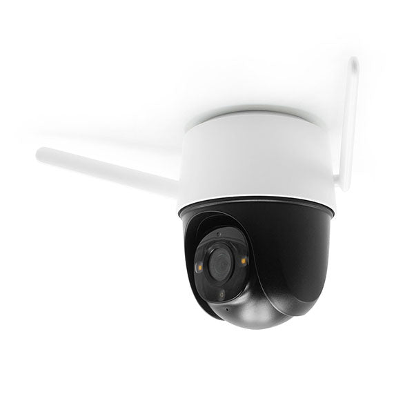 IC Realtime - ORB-OUTDOOR | 360° Wi-Fi Security Camera / 4MP Indoor / Outdoor Pan Tilt Wi-Fi Security Camera / Built-In Microphone And Speaker / 98ft IR Distance