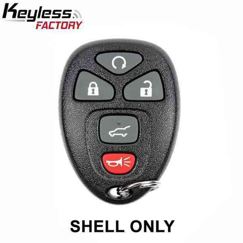 2007-2017 GM / 5-Button Keyless Entry Remote SHELL for OUC60270 / OUC60221 (ORS-GM-1223) - UHS Hardware 2007-2017 GM / 5-Button Keyless Entry Remote SHELL for OUC60270 / OUC60221 (ORS-GM-1223) - UHS Hardware