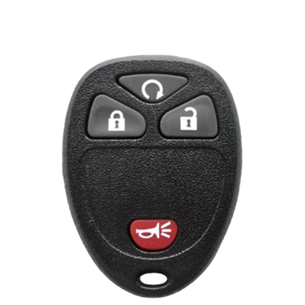 2007-2017 GM / 4-Button Keyless Entry Remote SHELL / PN: 22936098 / OUC60270 / Black (AFTERMARKET) - UHS Hardware