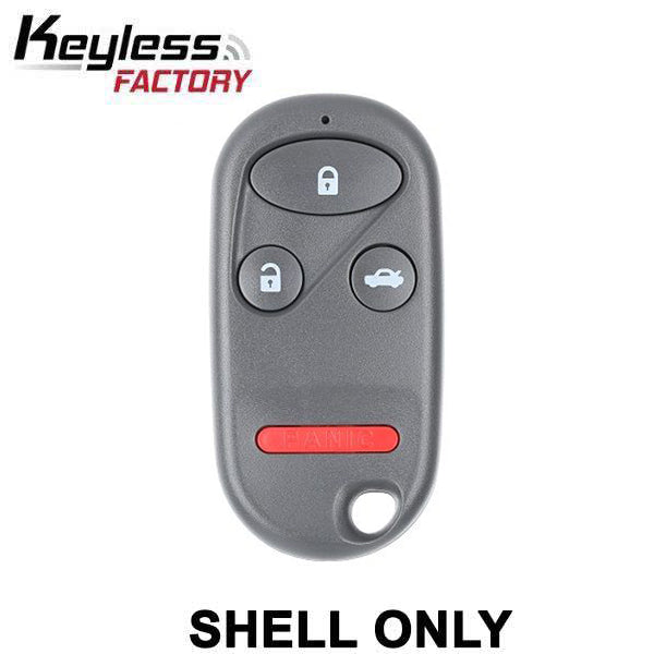 1997-2008 Honda / 4-Button Keyless Entry Remote SHELL - UHS Hardware 1997-2008 Honda / 4-Button Keyless Entry Remote SHELL - UHS Hardware