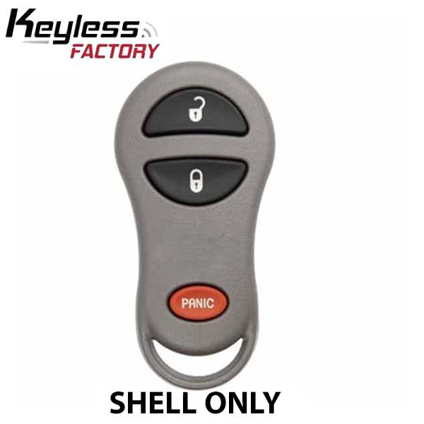 1999-2004 Jeep Cherokee Grand Cherokee / 3-Button FOB Keyless Entry Remote SHELL / PN: 56036859 / GQ43VT9T (ORS-MOP001) - UHS Hardware 1999-2004 Jeep Cherokee Grand Cherokee / 3-Button FOB Keyless Entry Remote SHELL / PN: 56036859 / GQ43VT9T (ORS-MOP001) - UHS Hardware
