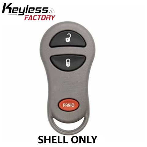 1999-2004 Jeep Cherokee Grand Cherokee / 3-Button FOB Keyless Entry Remote SHELL / PN: 56036859 / GQ43VT9T (ORS-MOP001) - UHS Hardware 1999-2004 Jeep Cherokee Grand Cherokee / 3-Button FOB Keyless Entry Remote SHELL / PN: 56036859 / GQ43VT9T (ORS-MOP001) - UHS Hardware