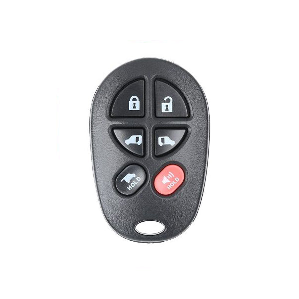 2004-2018 Toyota / 6-Button Keyless Entry Remote SHELL / GQ43VT20T (ORS-TOY-20T-6) - UHS Hardware