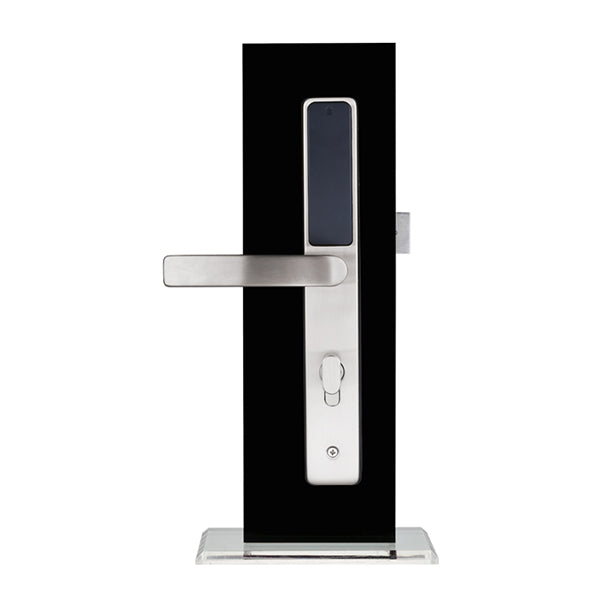 Orbita - E3064 - Mortise Hotel Lock - Bluetooth & MiFare RFID - 72 Ares Lever Set - DC6V - Silver - Grade 2 - UHS Hardware
