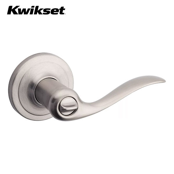 Kwikset - 740TNL - Tustin Lever - Round Rose - Entry - 15 - Satin Nickel - Smart Key Technology - Grade 2 - UHS Hardware Kwikset - 740TNL - Tustin Lever - Round Rose - Entry - 15 - Satin Nickel - Smart Key Technology - Grade 2 - UHS Hardware