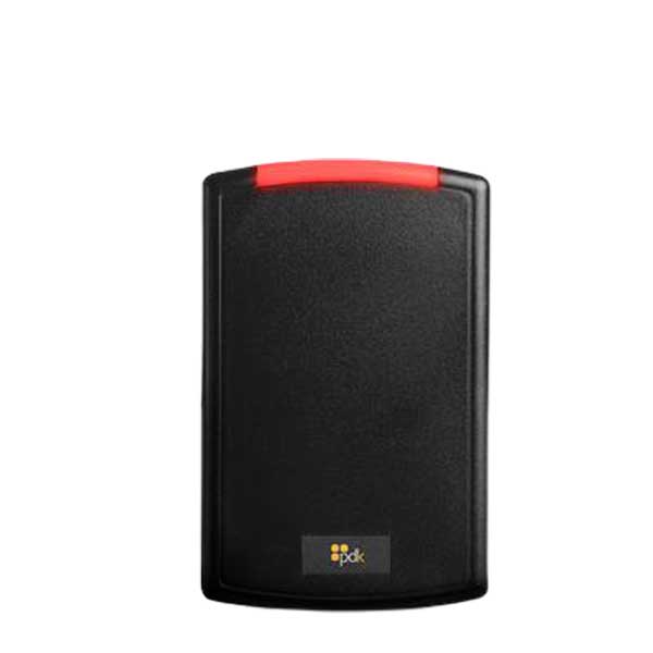 PDK - RED High Security Single Gang Reader - Desfire EV2 - 16V DC (13.56 MHz + Prox) - UHS Hardware